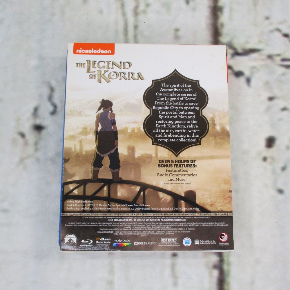 Legend of Korra The Complete Series Blu-Ray Anime Series w/Booklet - Picture 2 of 6